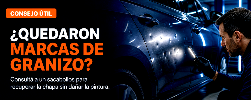 Consejo útil sobre marcas de granizo